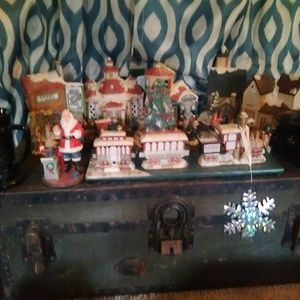 Porcelain christmas city